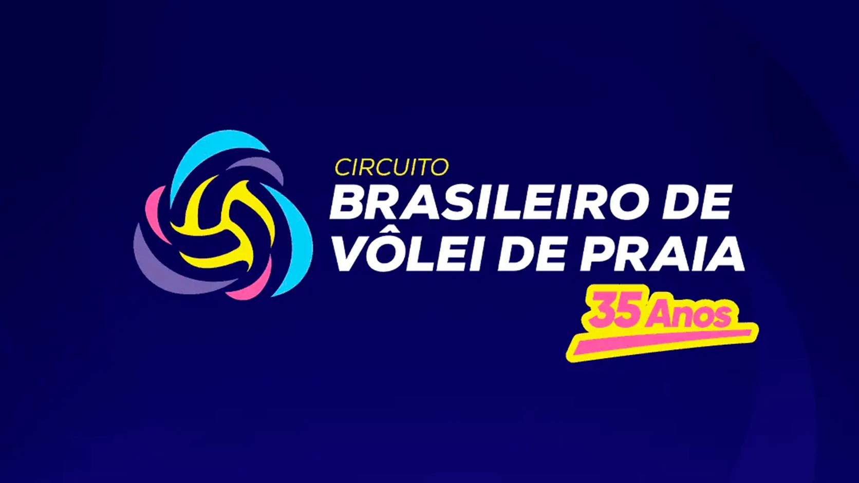 Comemoração dos 35 anos passa a fazer parte da logo do Circuito Brasileiro de vôlei de praia