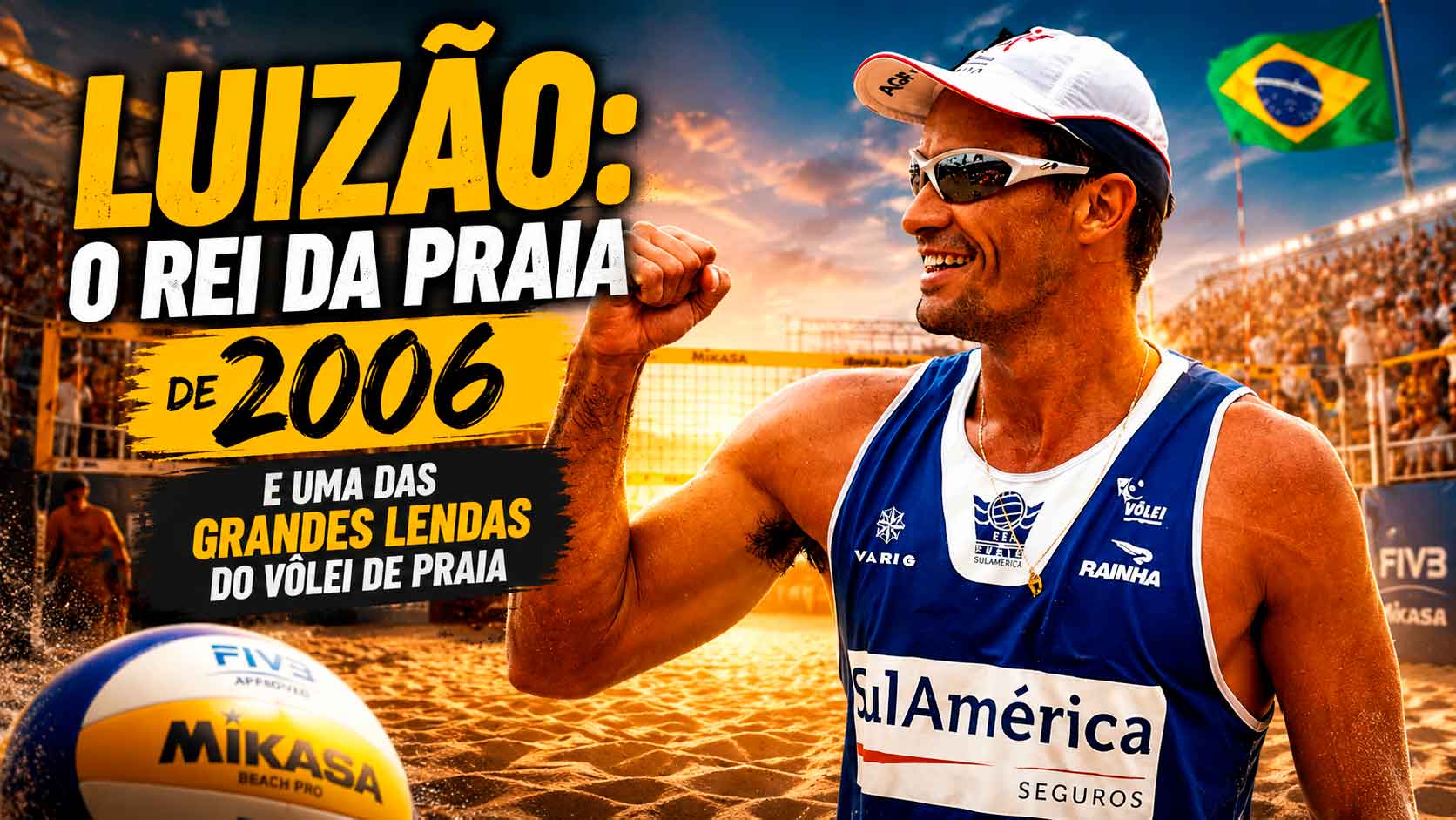 Luizão: O Rei da Praia de 2006 e uma das grandes lendas do vôlei de praia