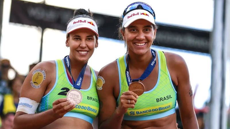 Talita e Taiana, do Minas: as campeãs de Brasília que estão na briga pelo título do CBVP 2026